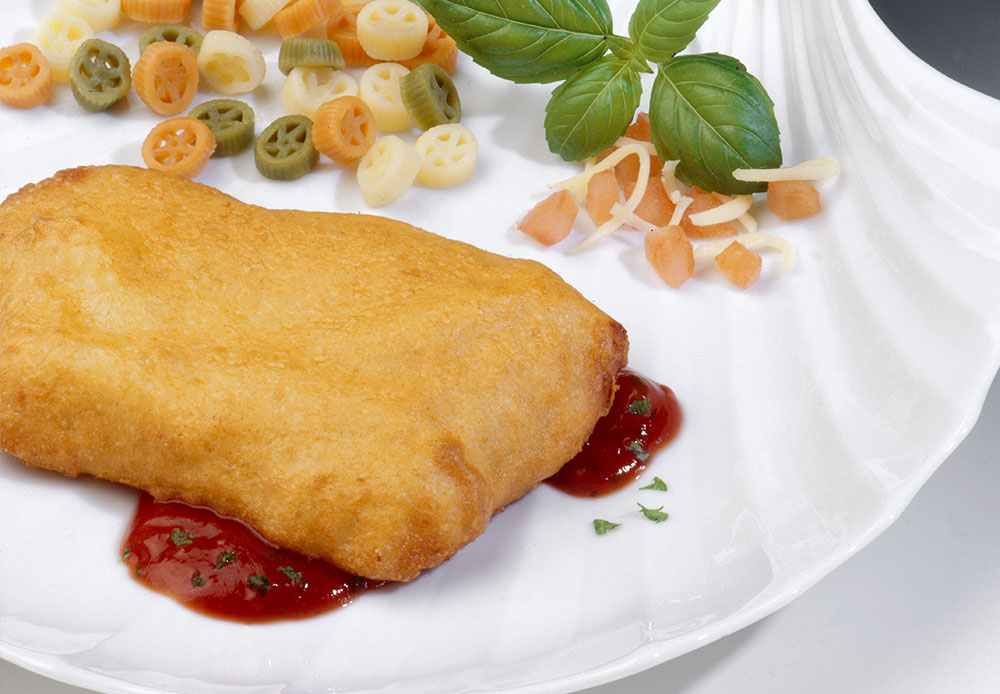 Hähnchenbrustfilet „Piccata Milanese“, gebraten